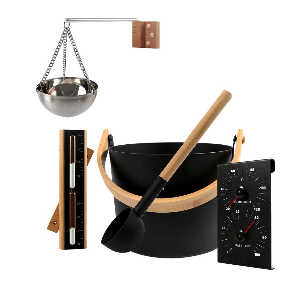 HOME DELUXE Sauna-Aufgussset Saunazubehör LUVIA (4-tlg) günstig online kaufen