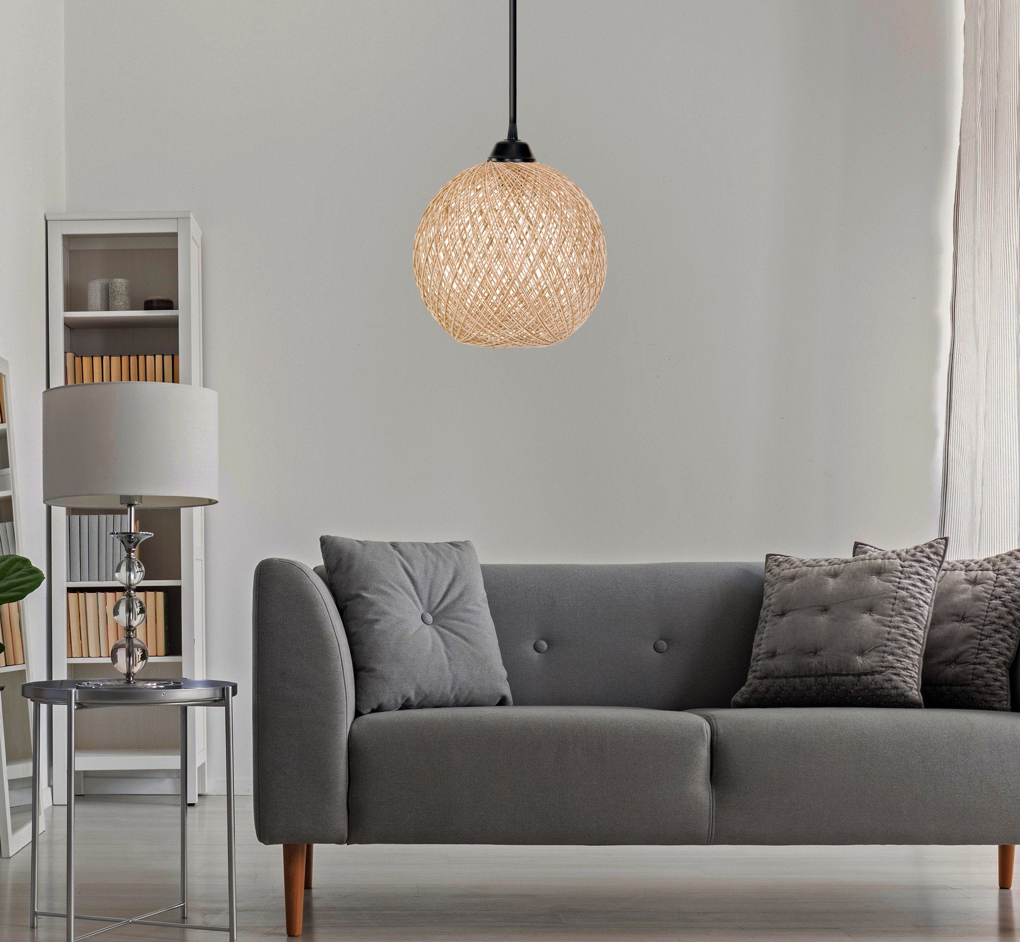 Opviq Kronleuchter Handmade Jute Chandelier, 55 cm H1564