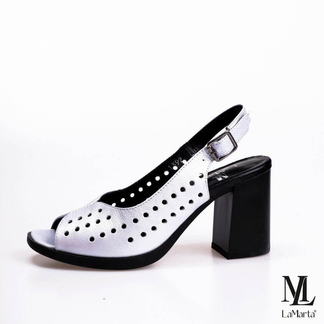 Sandalen Damen-LM/25/SILVER Sandale
