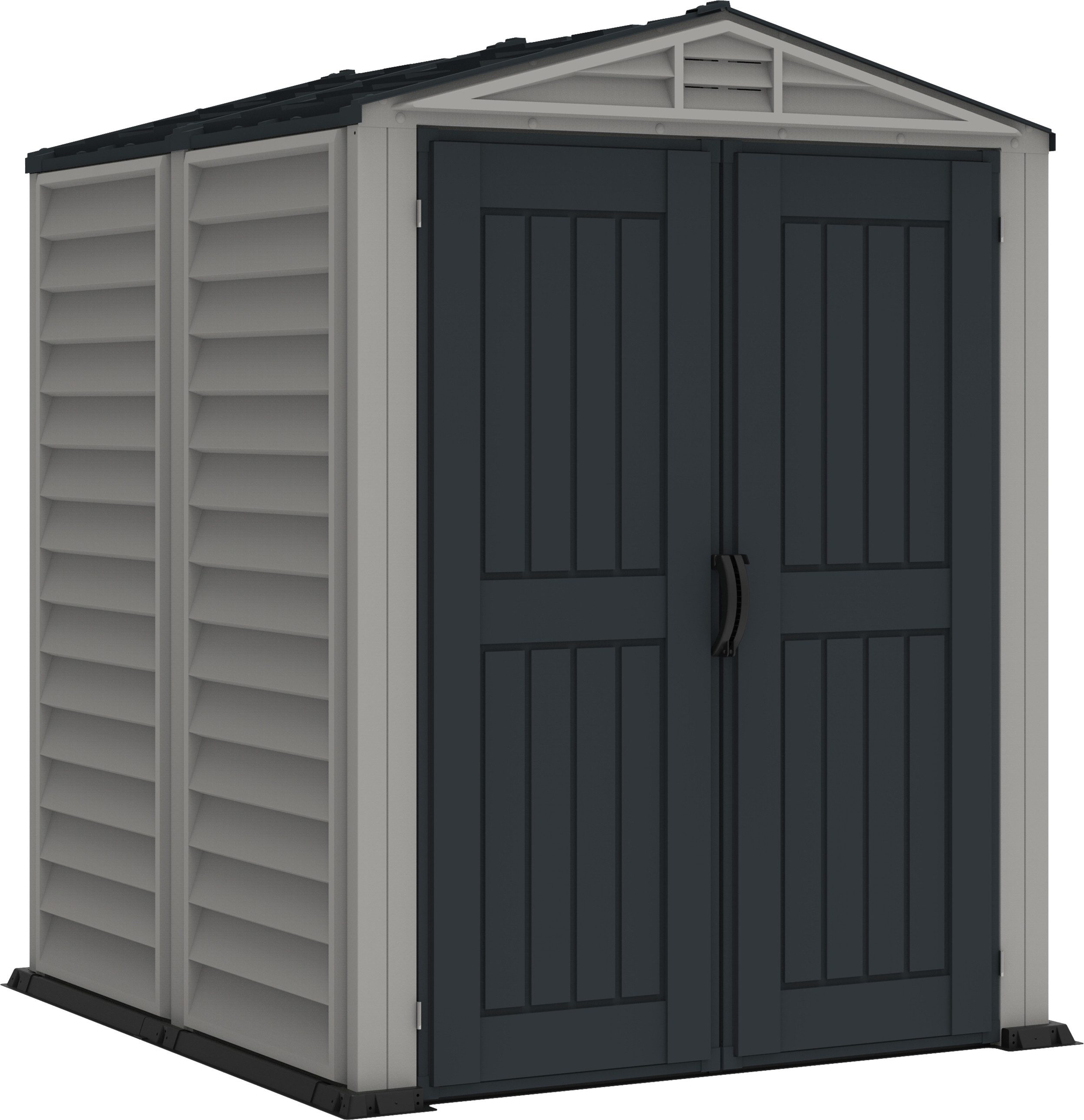 DURAMAX Gerätehaus Kunststoff Gerätehaus 171x171 Gartenhaus Drehtüren, (1 St)
