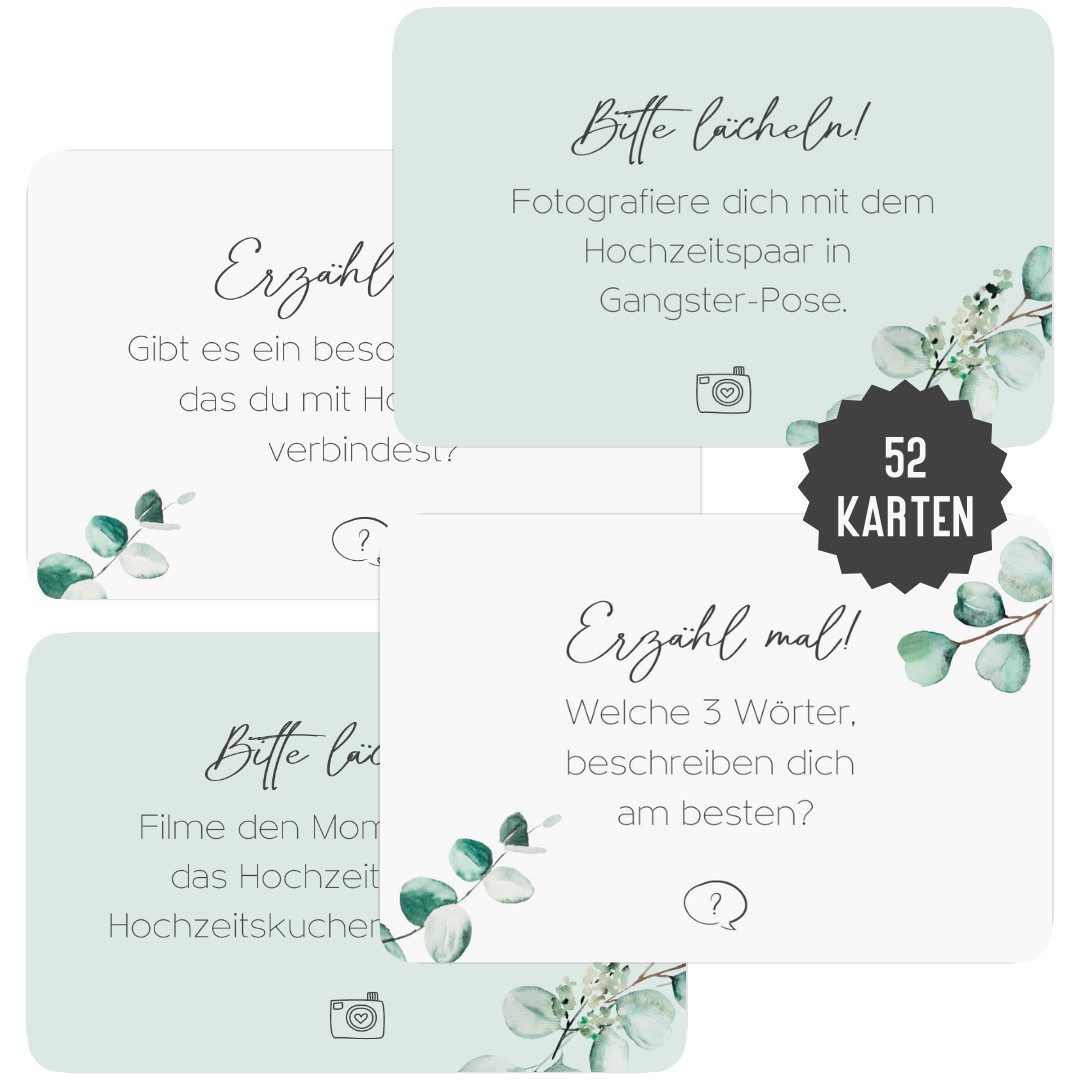 Things of Happiness Spiel Hochzeitsspiel, Fotoaufgaben Hochzeit, Fotospiel, Kennenlernspiel