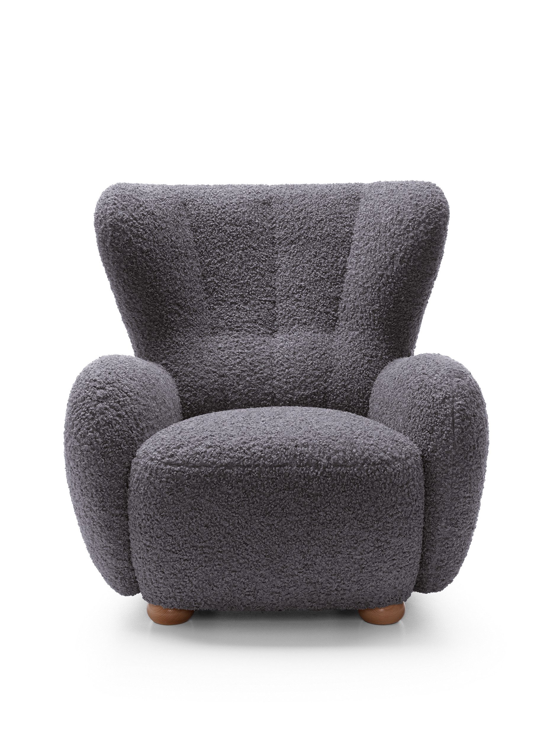 Goldstoff Sessel HUGSY Relaxsessel Boucle mit günstig online kaufen