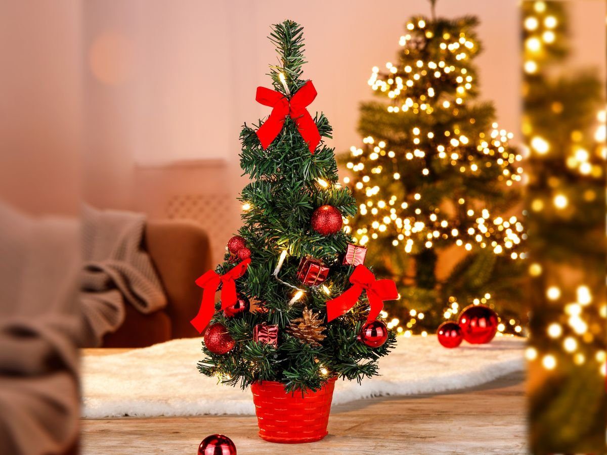 Weihnachtsbaum Gravidus Tannenbaum Künstlicher künstlicher cm LED Weihnachtsbaum 45