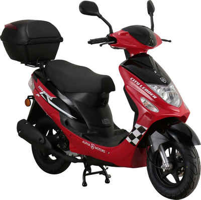 Alpha Motors Mofaroller CityLeader, 50 ccm, 25 km/h, Euro 5, inkl. Topcase