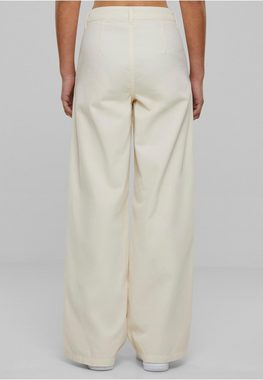 URBAN CLASSICS Stoffhose Ladies Organic Pleated Cotton Pants