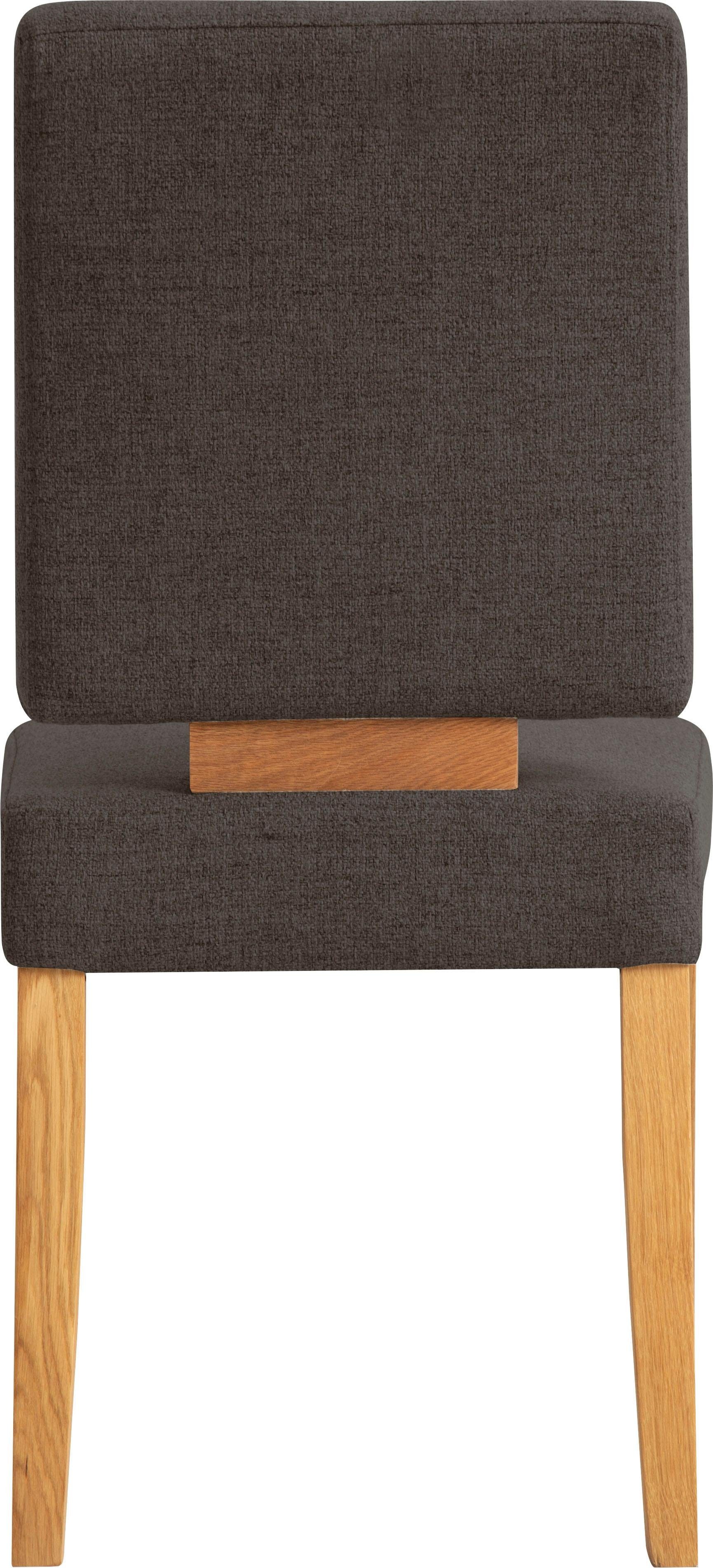 OTTO home Esszimmerstuhl Ponza Polsterstuhl (Set, 2 St), Gestell Eiche massiv geölt, Esszimmer Bestseller – Bild 4 von 5