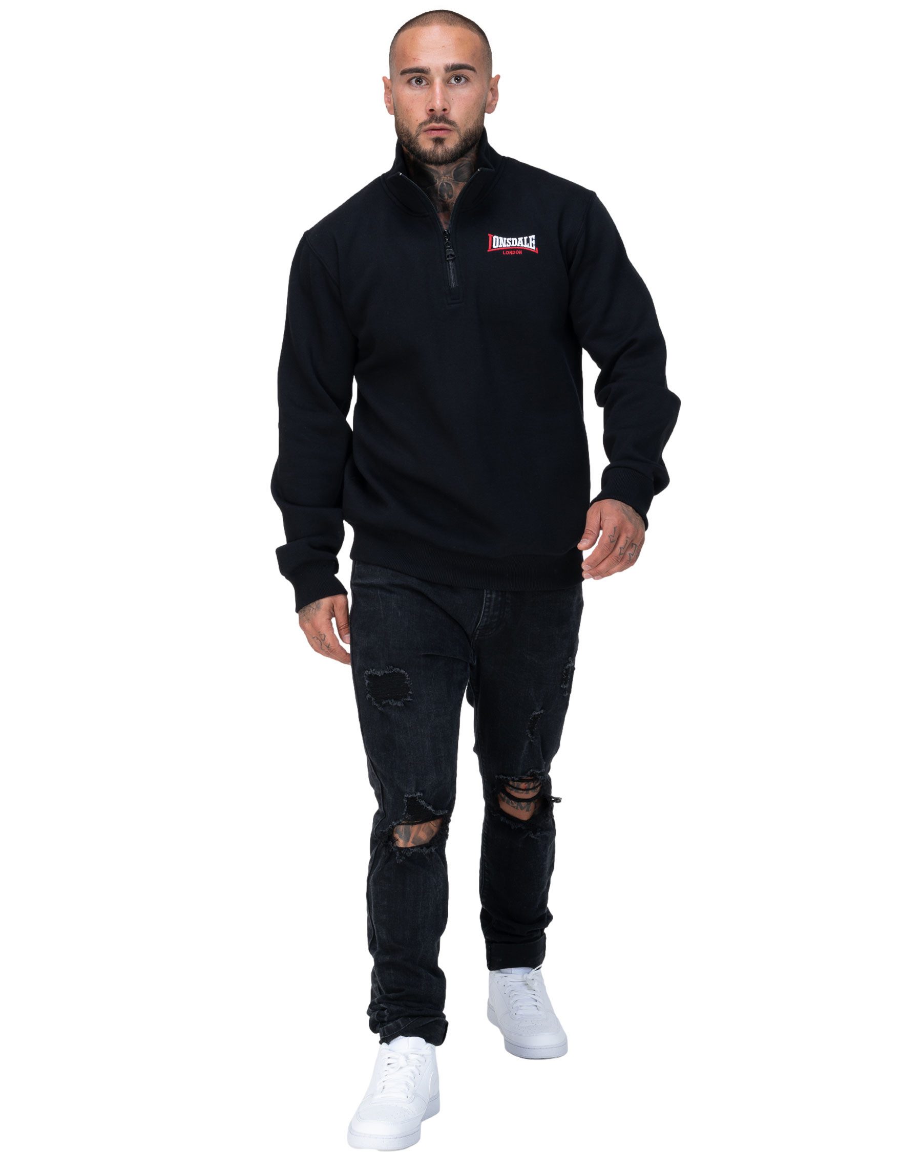 Lonsdale Sweatshirt Lonsdale Sweatshirt Gyffidam (Packung, 1er-Pack) mit Stehkragen – Bild 3 von 5