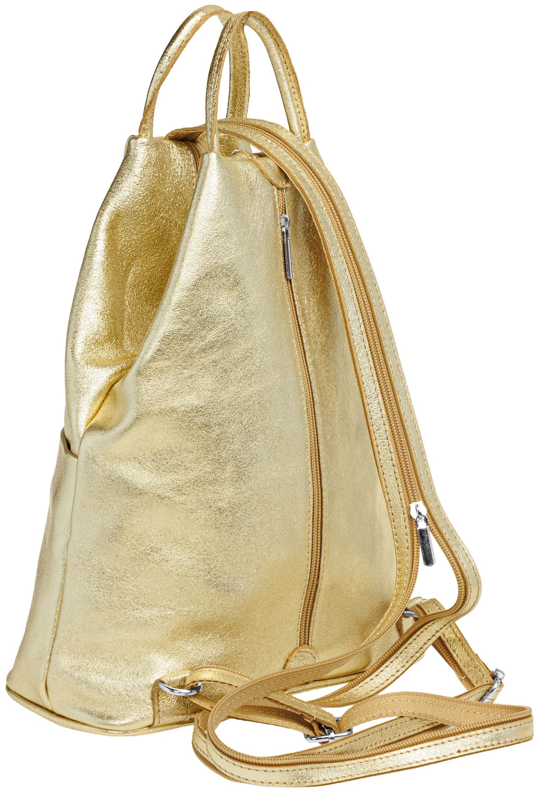 Caspar Cityrucksack 2in1 sportliche Leder Schultertasche günstig online kaufen