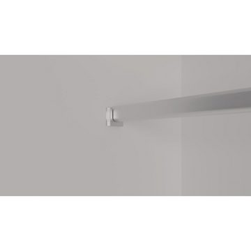 Beautysofa Schiebetürenschrank Vienna 120 cm (weiß oder schwarz, 120 cm breit Spiegelschrank mit Schiebetüren) 2-türig Schrank mit Lamellen, modernes Design