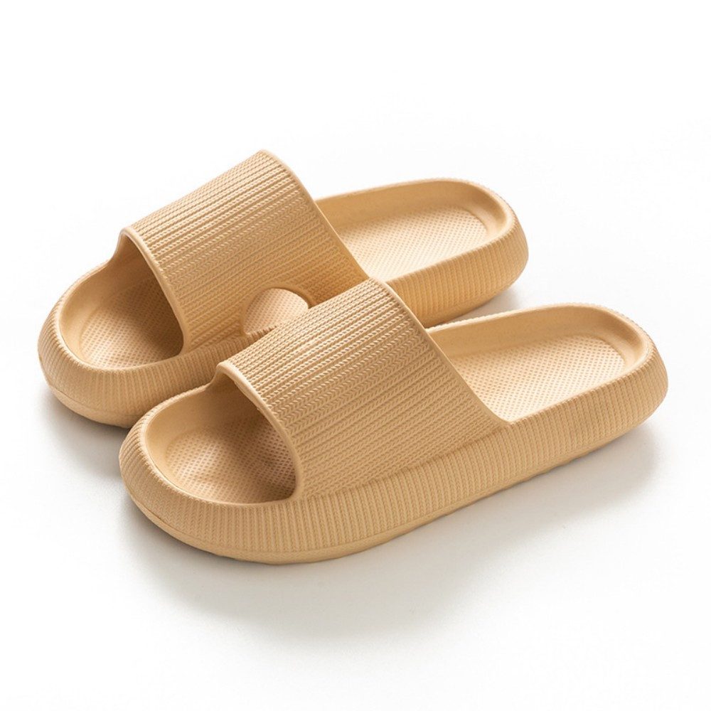 HUSK'SWARE Unisex Badeschlappen Damen Herren Badepantolette (Unisex Badeschlappen - Rutschfest & leicht fur Sommer und Bad) Rutschfeste Sohle Bequemes FuBbett Vielseitig einsetzbar