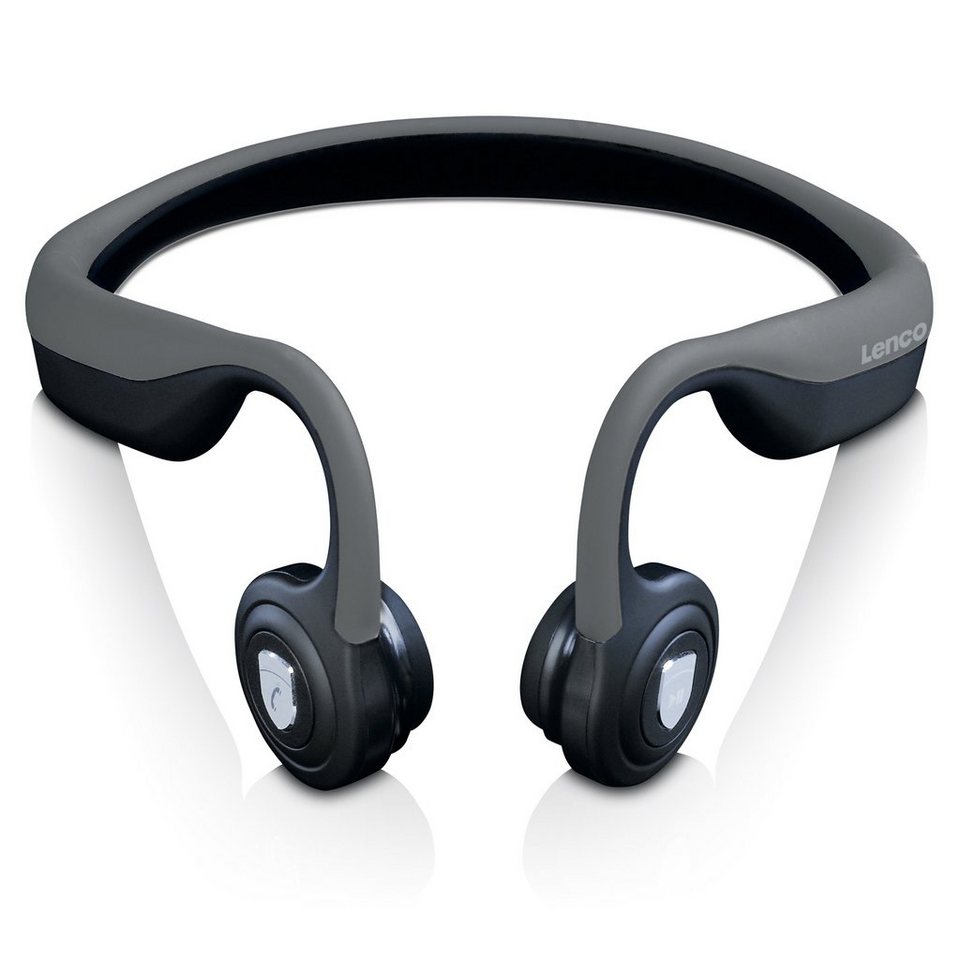 Lenco HBC-200GY Bluetooth-Kopfhörer (Freisprechfunktion), Integrierte  Freisprechfunktion dank eingebautem Mikrofon