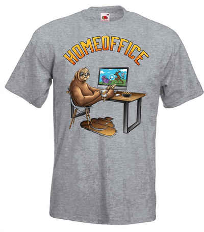 Youth Designz T-Shirt Home Office Herren T-Shirt mit lustigem Fun Print
