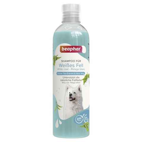 beaphar Tiershampoo Shampoo für weißes Fell 250 ml, 100 ml