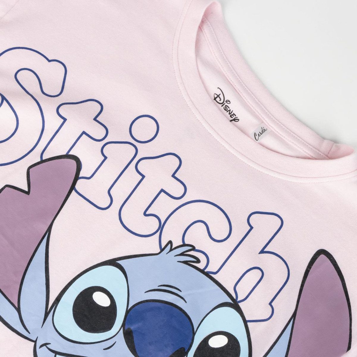 Cerda T-Shirt Disney Stitch Kinder T-Shirt kurzarm 100 % Baumwolle Jungen Mädchen