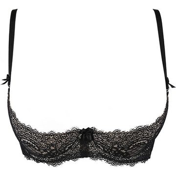 Axami Ouvert-BH V-9841 bra black with open cups XL