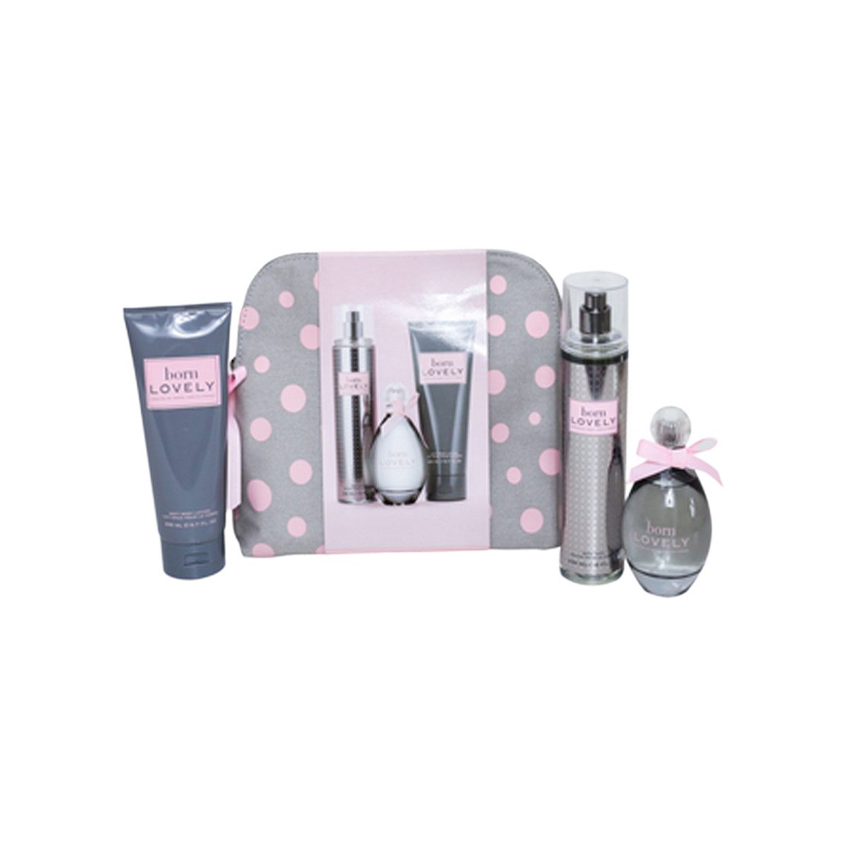 Sarah Jessica Parker Eau de Parfum LOVELY EDP 100 ml, KÖRPERLOTION 200 ml, KÖRPERNEEL 250 ml & ZIP-TASCHE, LOVELY EDP 100ML, BODY LOTION 200ML, BODY MIST 250ML & ZIP BAG