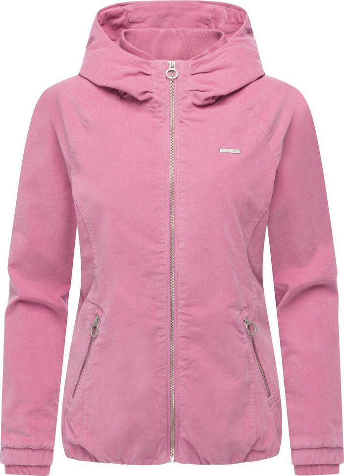 Ragwear Bomberjacke Dizzie Cordy YOUMODO Cordjacke mit verstellbarer Kapuze