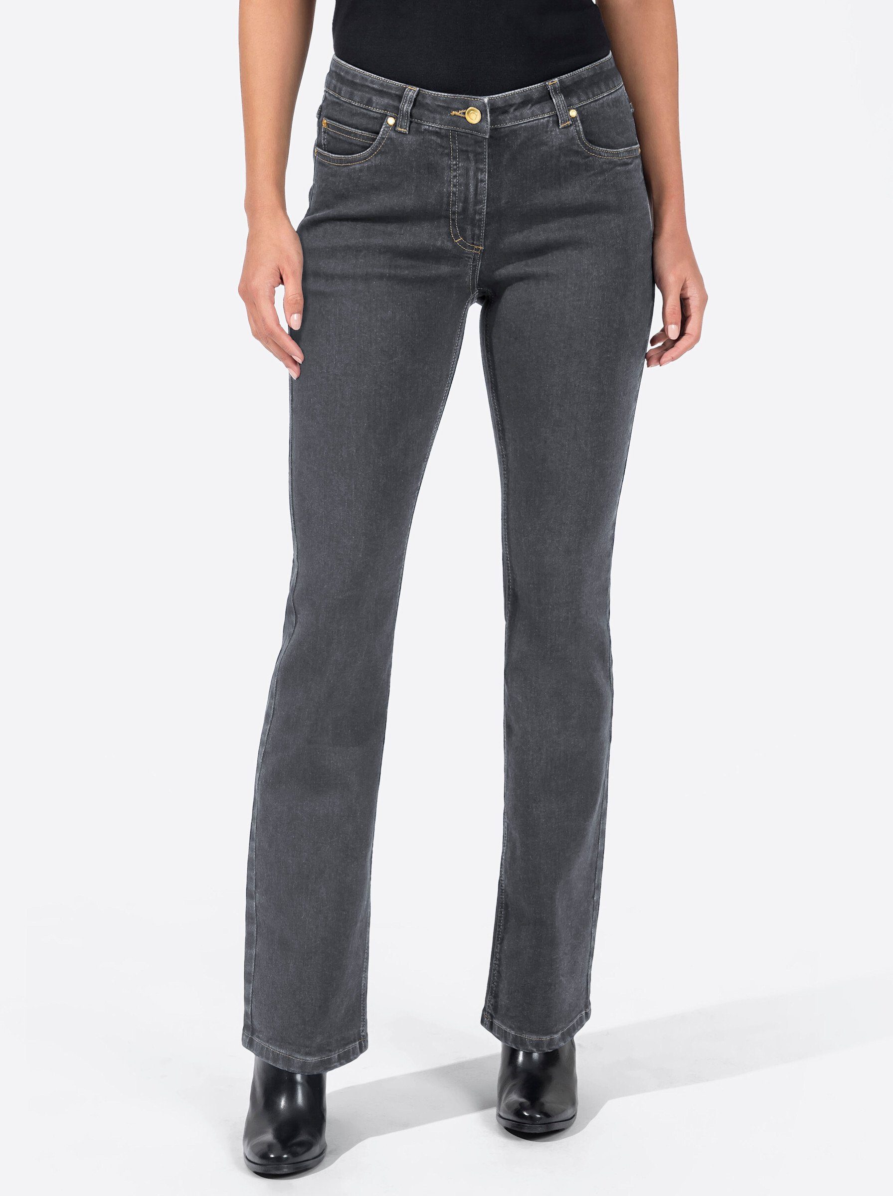 WITT Bequeme stone-grey-denim WEIDEN Jeans