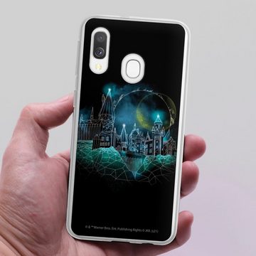 DeinDesign Handyhülle Harry Potter Hogwarts Schloss Hogwarts Castle, Samsung Galaxy A40 Silikon Hülle Bumper Case Handy Schutzhülle