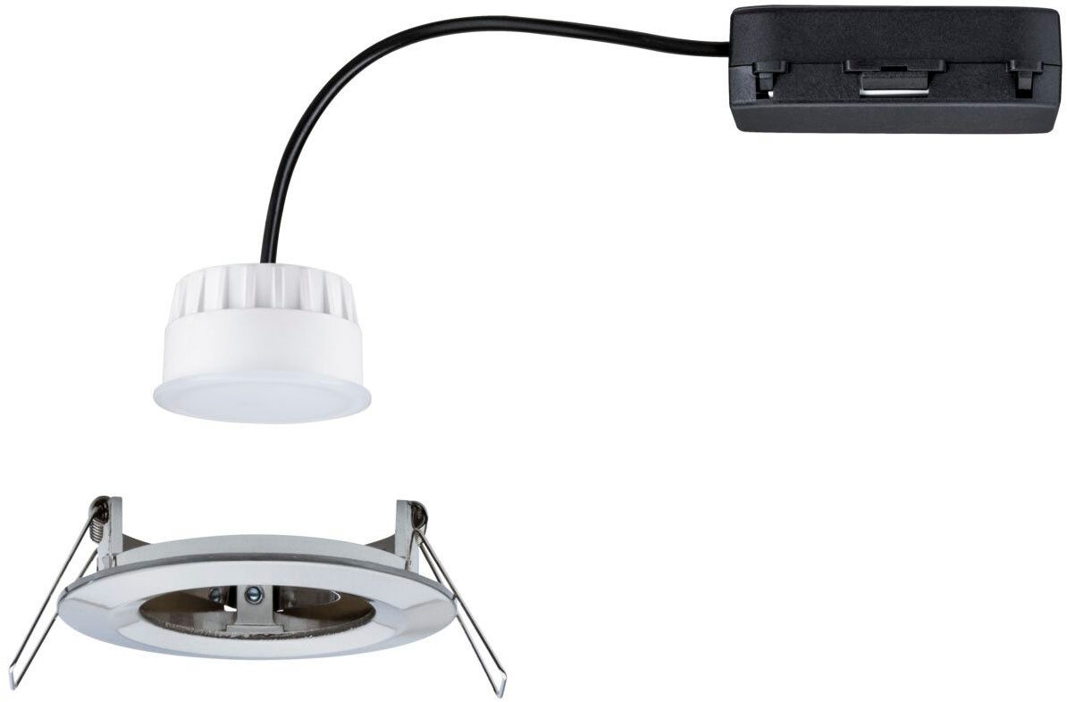 Paulmann LED Einbauleuchte LED Einbauleuchte Nova Coin IP44 rund 78mm, LED fest integriert, Tageslichtweiß, Memoryfunktion, Farbwechsler, Farbsteuerung, Dimmer, Smart Home
