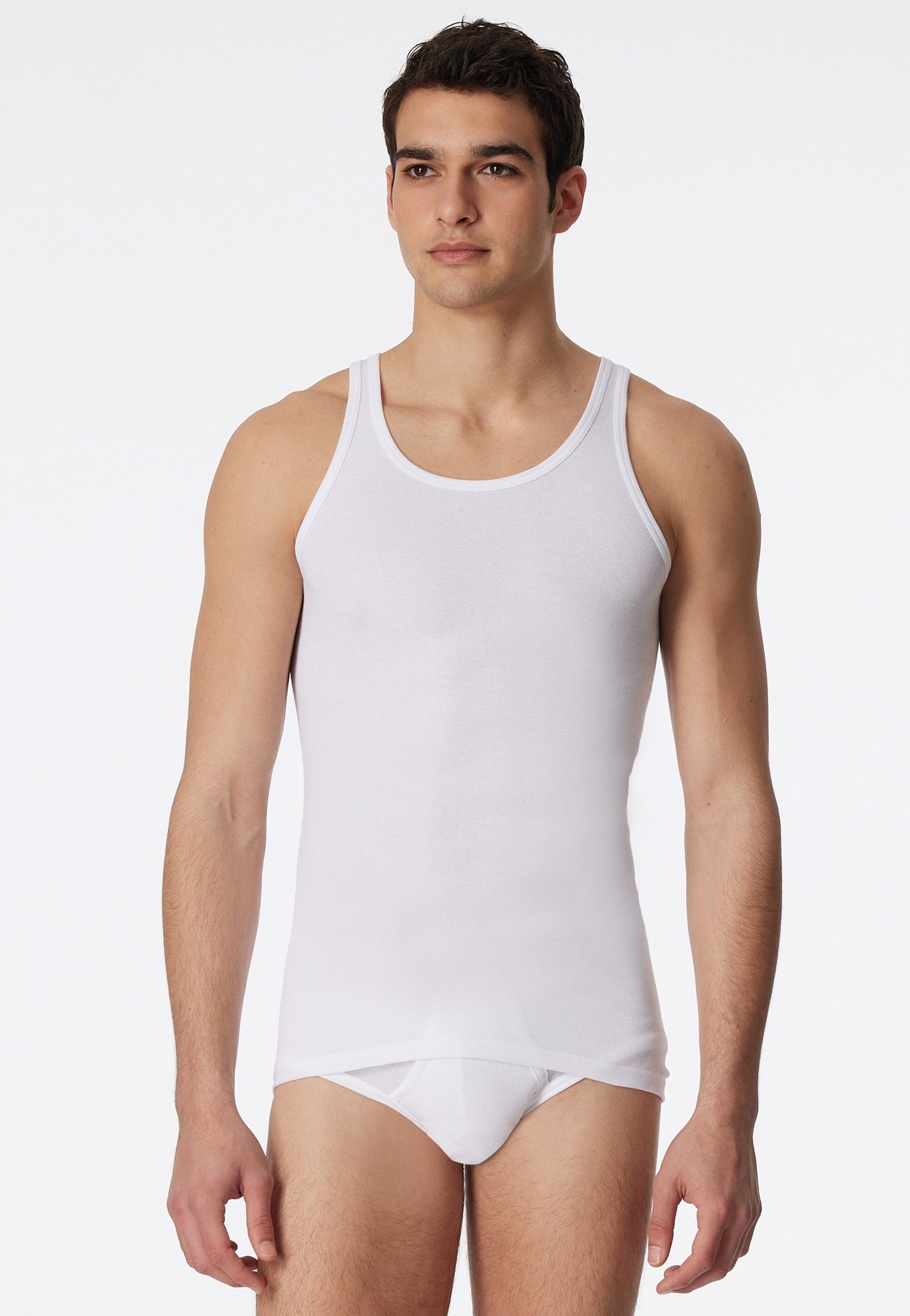 Schiesser Unterhemd Original Classics (2er Pack) mit etwas längerer Rückenp günstig online kaufen