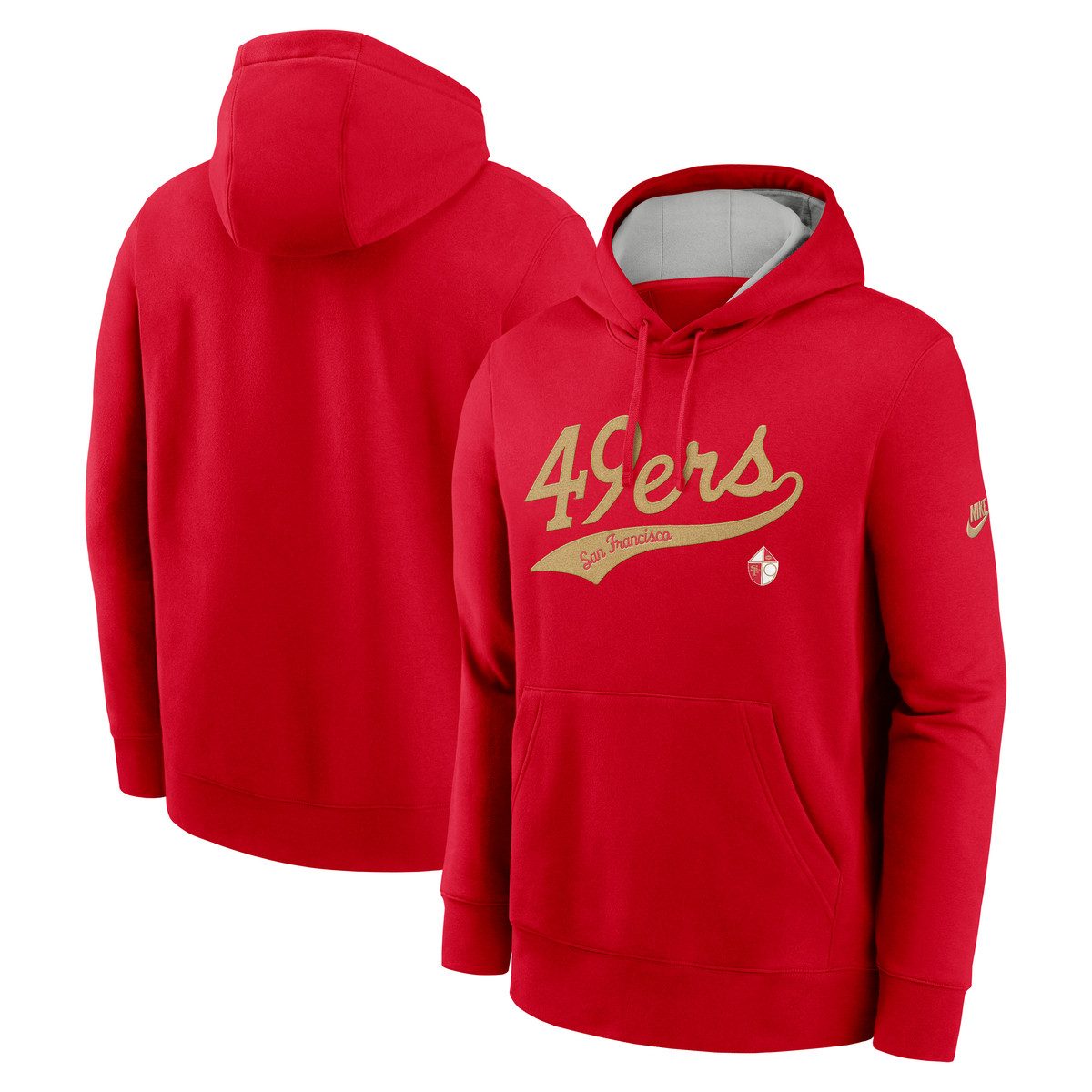 Nike Kapuzenpullover Nike Hoodie San Francisco 49ers Nike Club Fleece günstig online kaufen