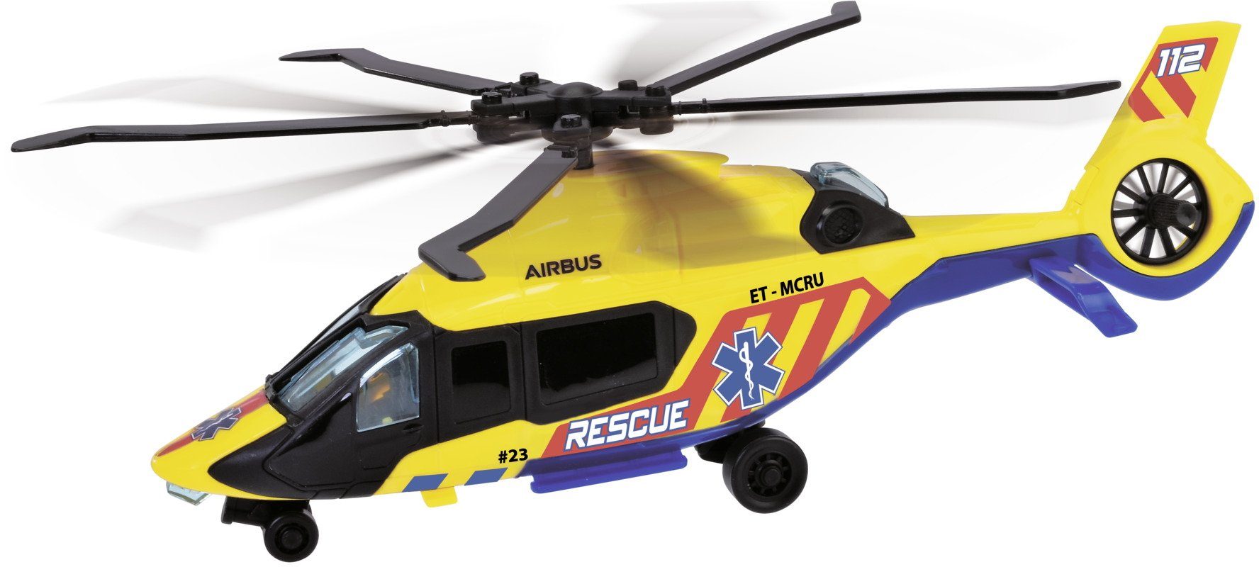 203714022 Toys Helicopter / Real Go Spielzeug-Hubschrauber Airbus SOS Rescue Helikopter H160 Dickie
