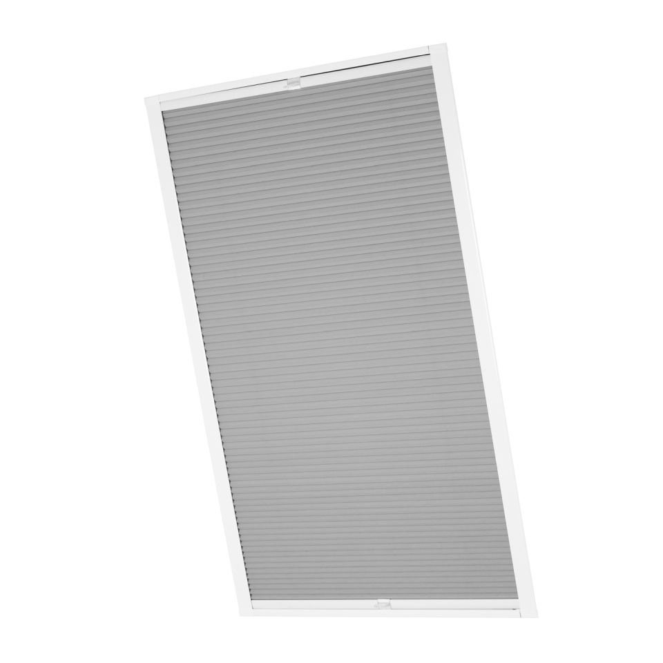 ventanara Dachfensterplissee Dachfenster passend für Velux Fenster Grau M10