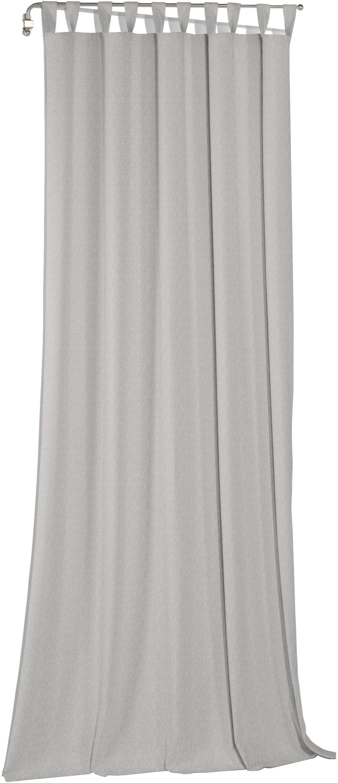 Wirth Vorhang Sunday (1 St), Schlaufen, halbtransparent, Jacquard, nach Maß