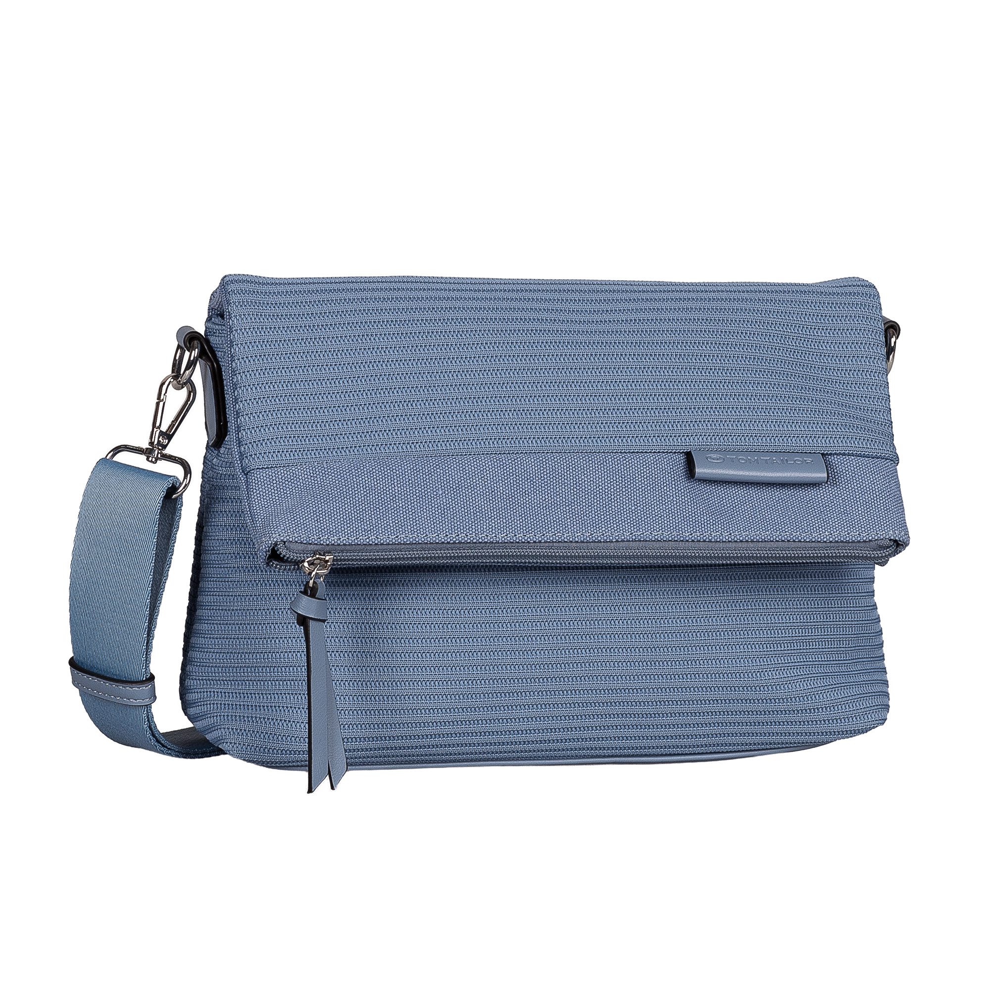 TOM TAILOR Umhängetasche Vesna, Damen Schultertasche aus sportivem Funktionsstrick in casual Shapes
