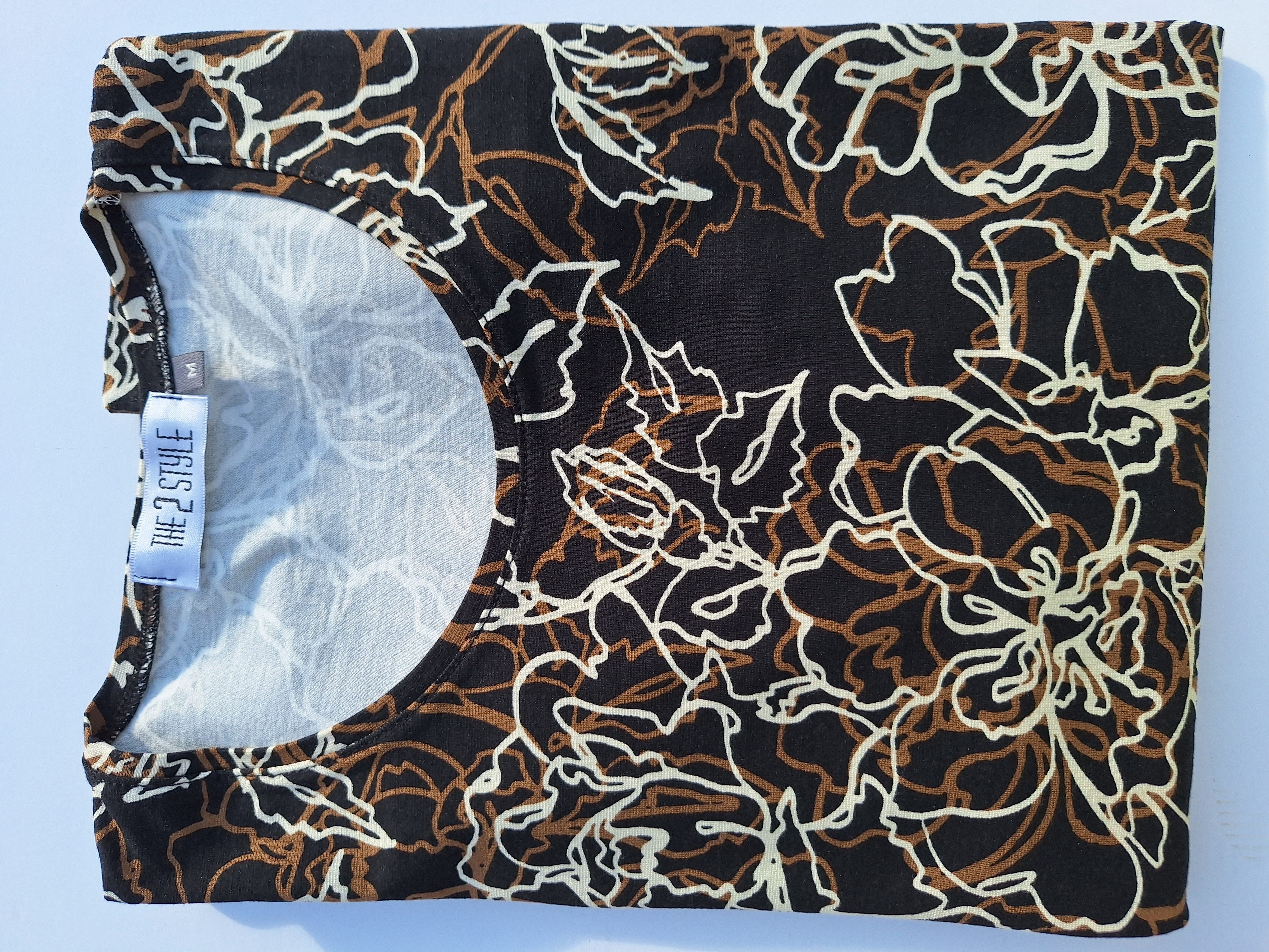 THE2STYLE Langarmshirt LS floral 9539 günstig online kaufen