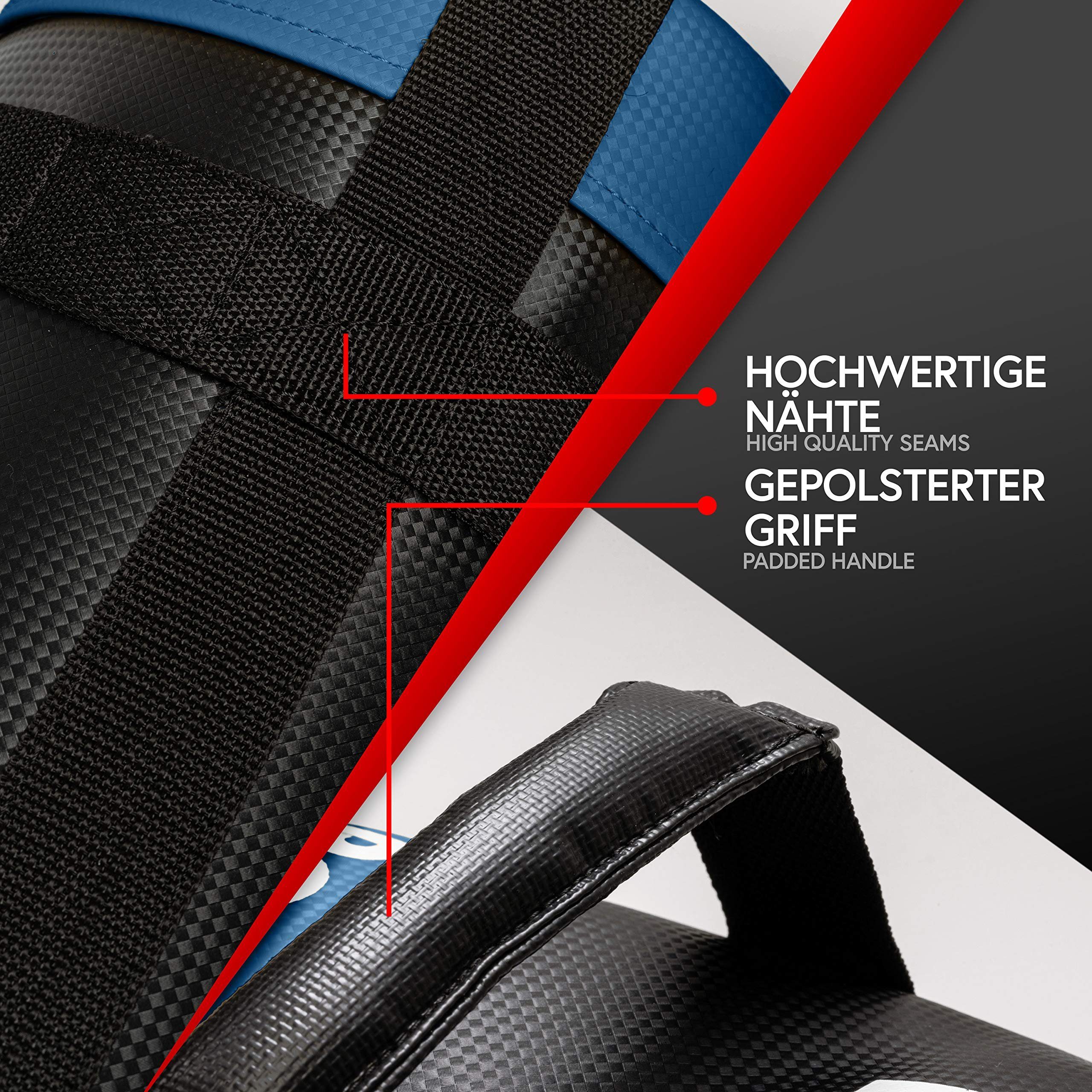 POWRX Gewichtssack Fitness-Tasche kg (15 Hellgrün kg Kg 15 5-30 Schwarz/Hellgrn Schwarz/ Kunstleder Schwarz/Hellgrün)