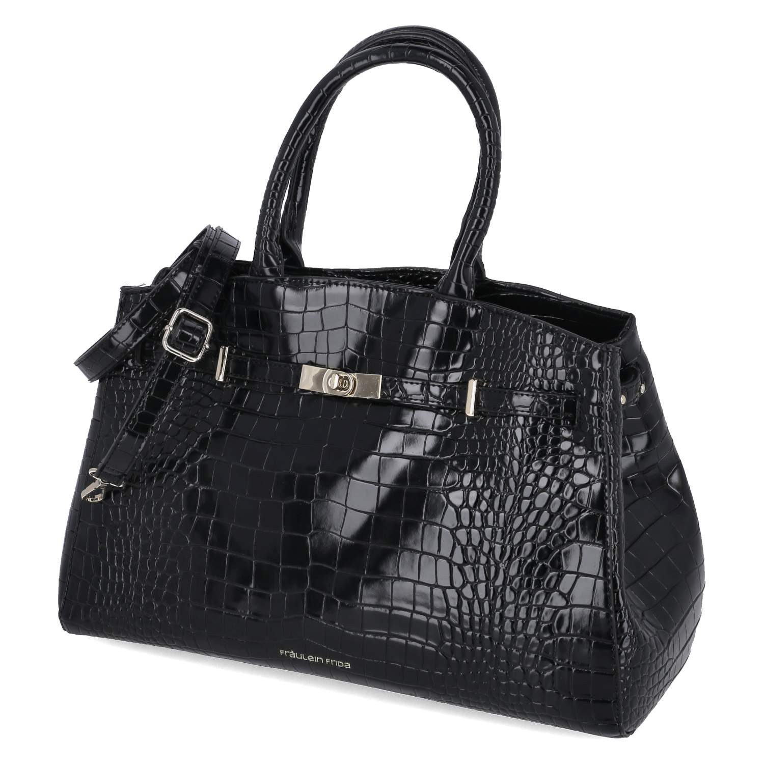 Fräulein Frida Handtasche Fräulein Frida FF2153,198 Damen Henkeltaschen Synthetik black