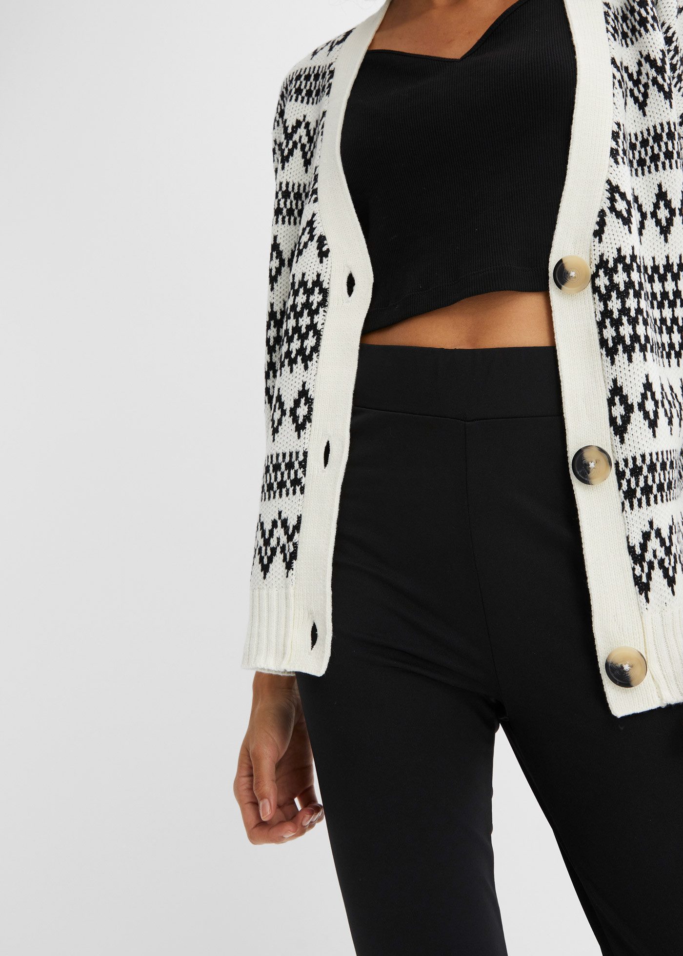 bonprix Thermoleggings aus Polyester und Elasthan, breiter Bequembund, Skinny Fit