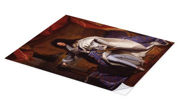 Posterlounge Wandfolie Hyacinthe Rigaud, Ludwig XIV in königlichem Gewand, Malerei