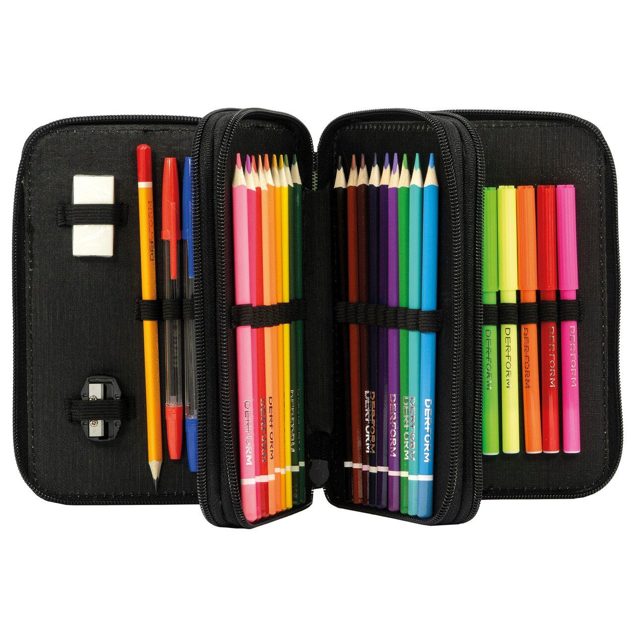 DERFORM Federtasche Pixel Game 3 Fach günstig online kaufen