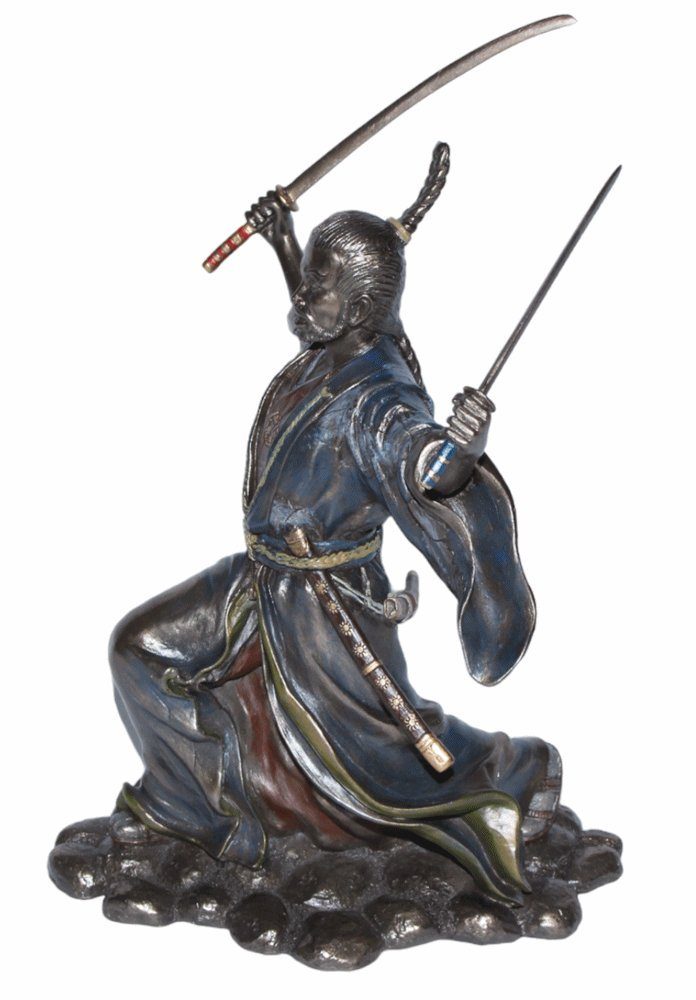 Art mit Kimono 22 Parastone Figur im cm Deko Dekofigur H Samurai Samurai-Schwertern