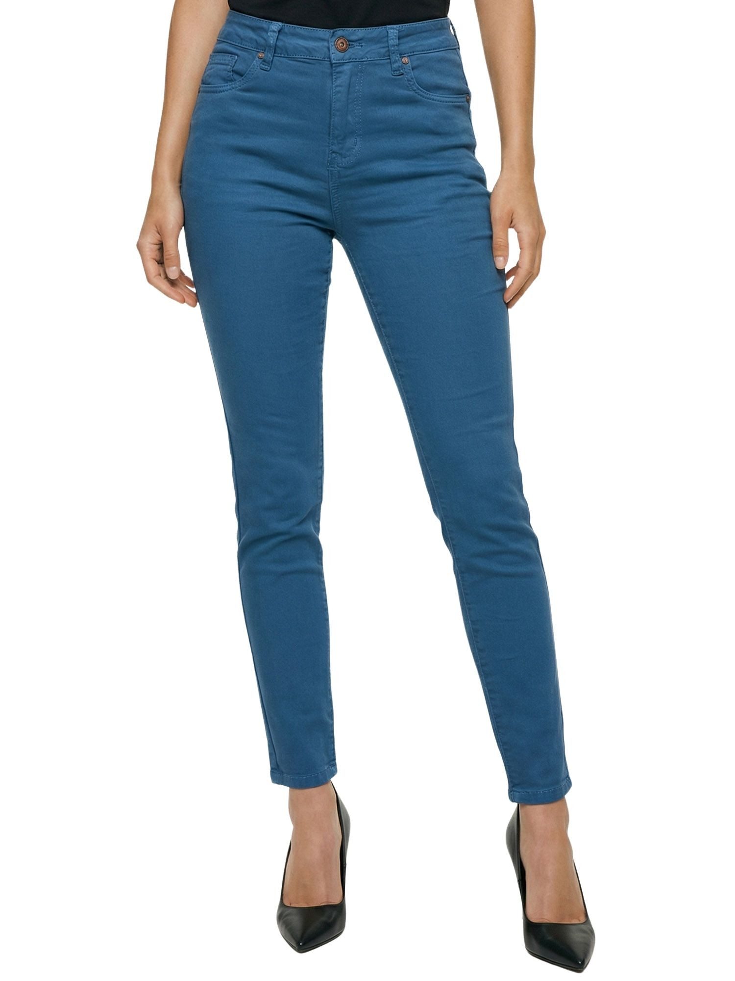 Tazzio High-waist-Jeans F138 Damen Skinny Fit Jeanshose