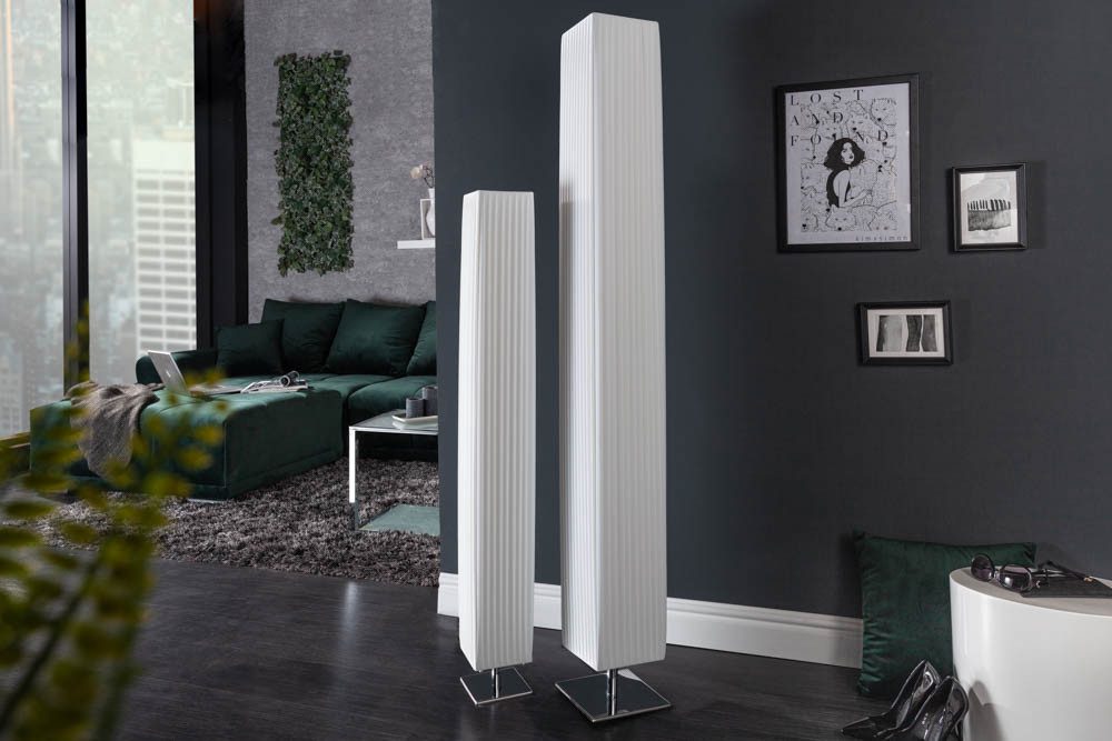 riess-ambiente Stehlampe PARIS 160cm weiß, ohne Leuchtmittel, Modern Design – Bild 4 von 5