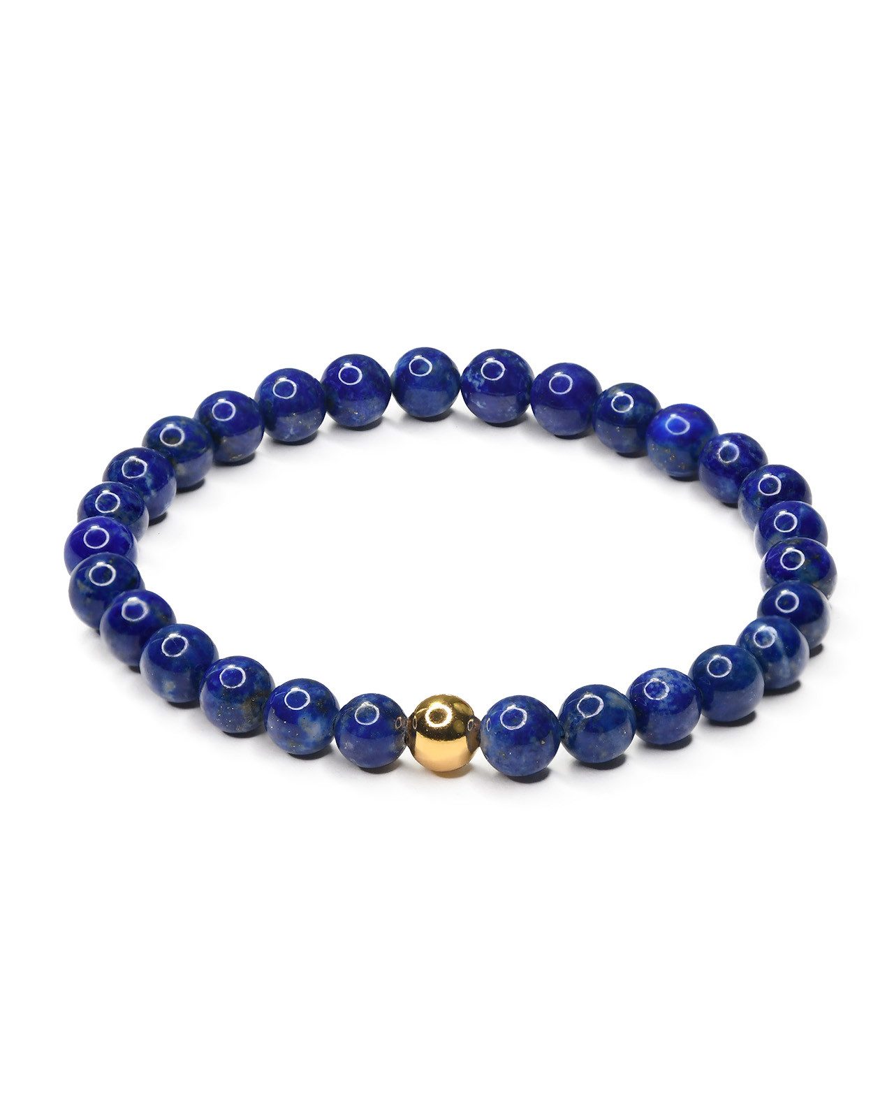 MayTree Armband Lapislazuli, 6mm Geschenk für Muttertag, Geburtstag, Weihna günstig online kaufen