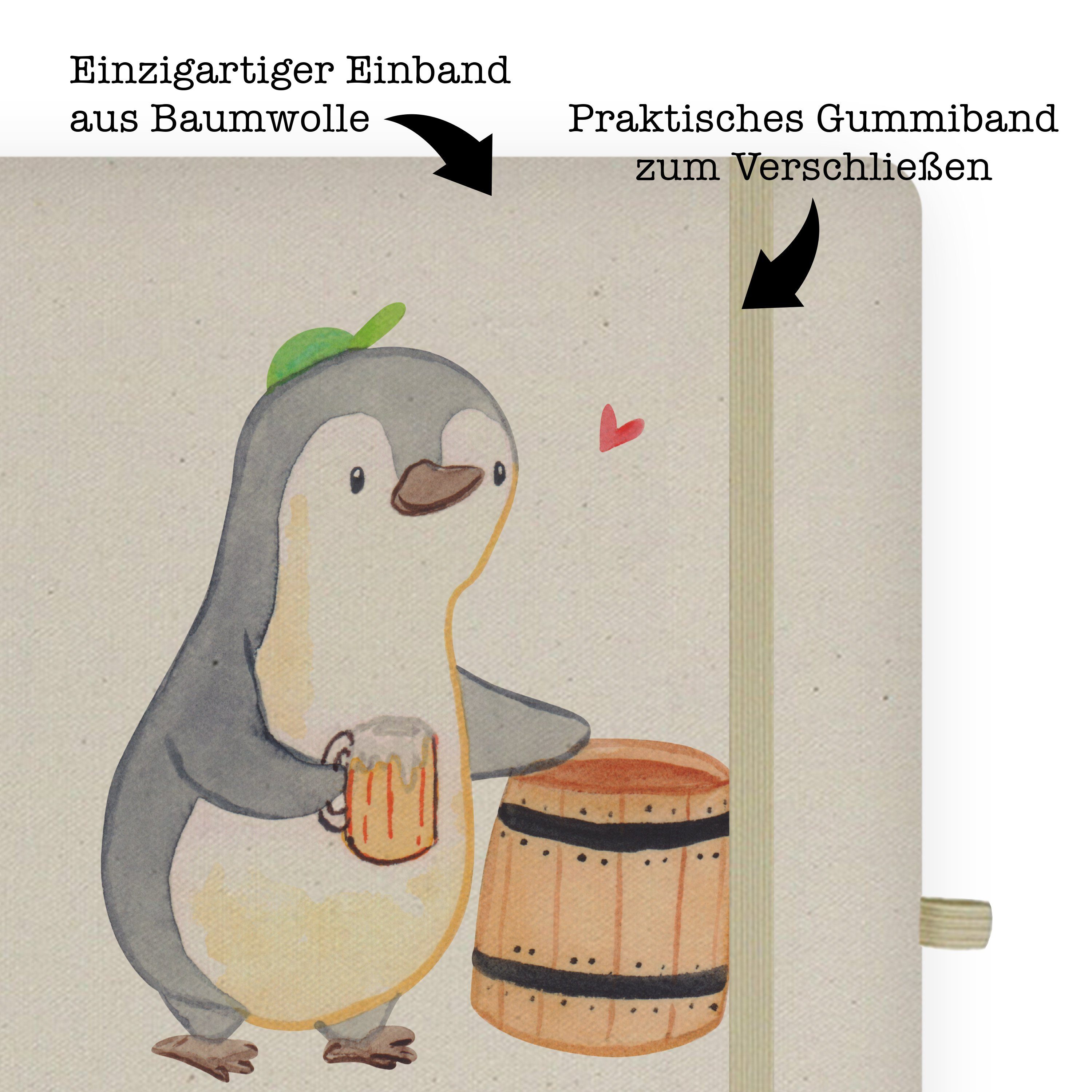 Panda mit Mrs. Skizzenbuch, Herz Transparent Geschenk, Schenken, Bierbrauer & - Mr. Notizbuch Mr. & - Mrs. Panda