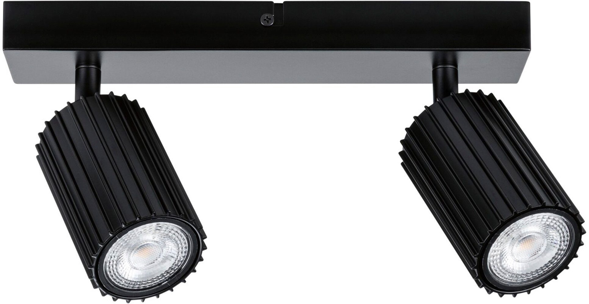 Paulmann Deckenspots Lirena Schwarz 230V Metall, ohne Leuchtmittel, Dimmbar