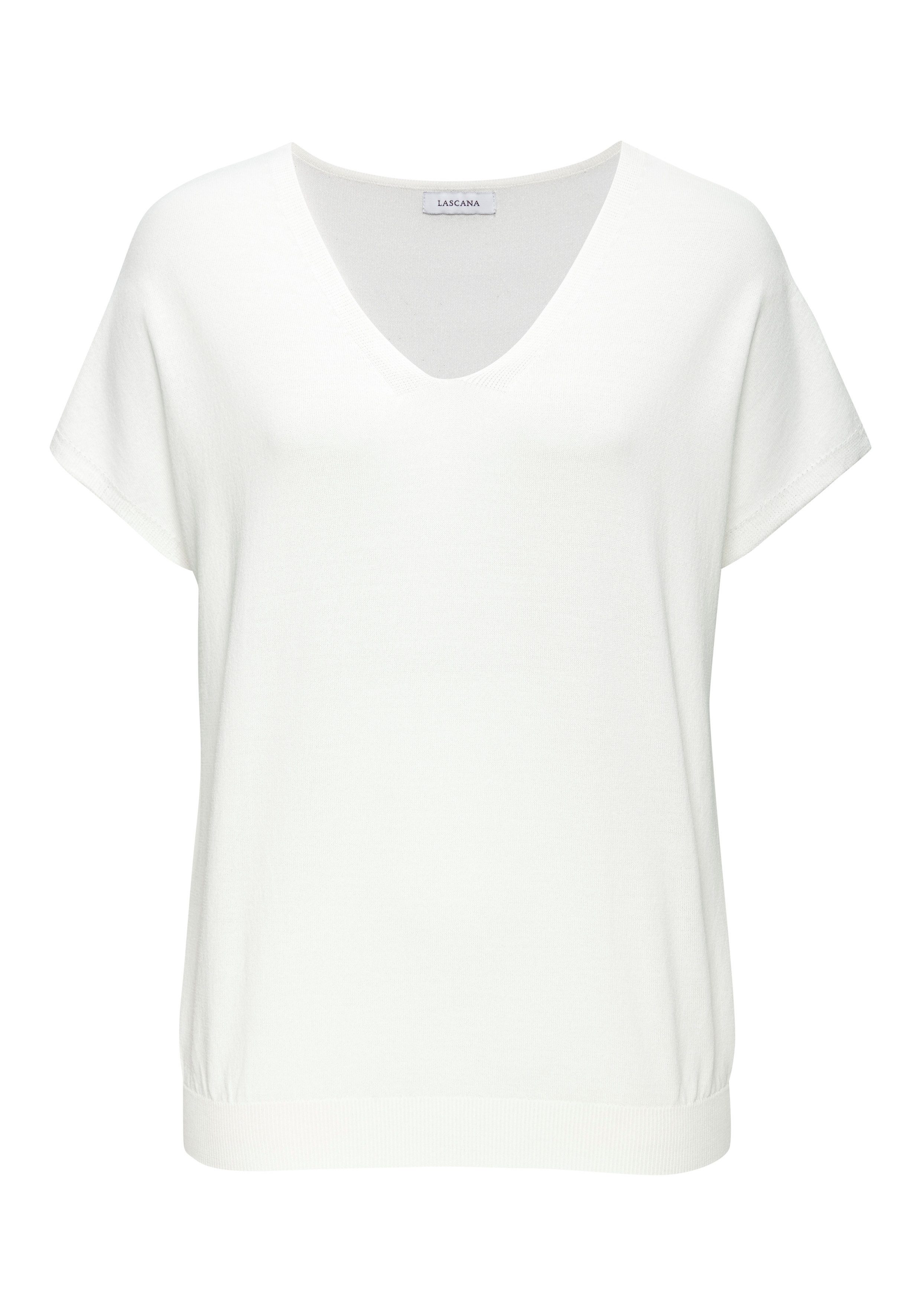 Vivance Kurzarmpullover aus Feinstrick, lockeres Strickshirt. € 29,99