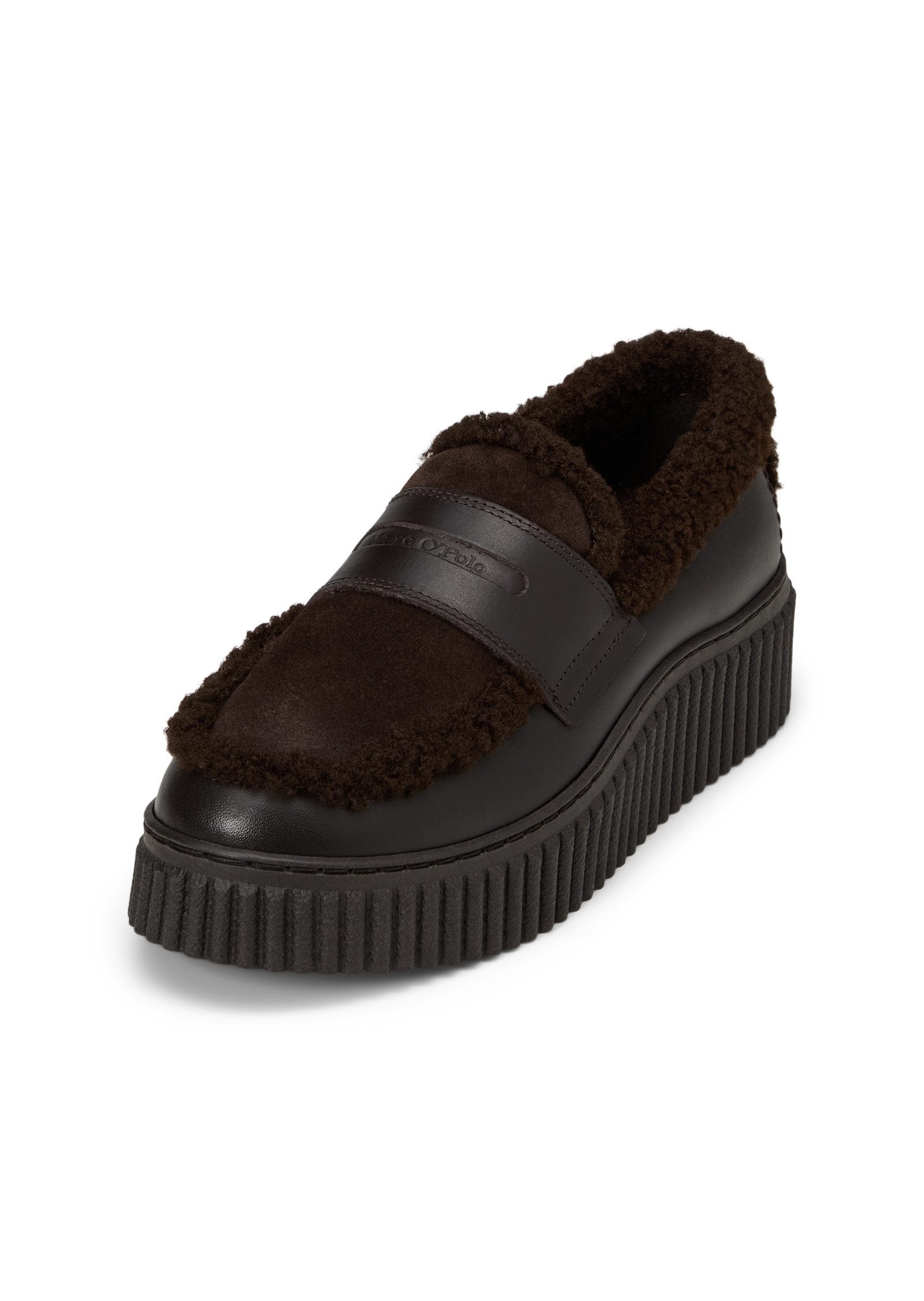 Marc O'Polo mit flauschigem Teddyfutter Loafer