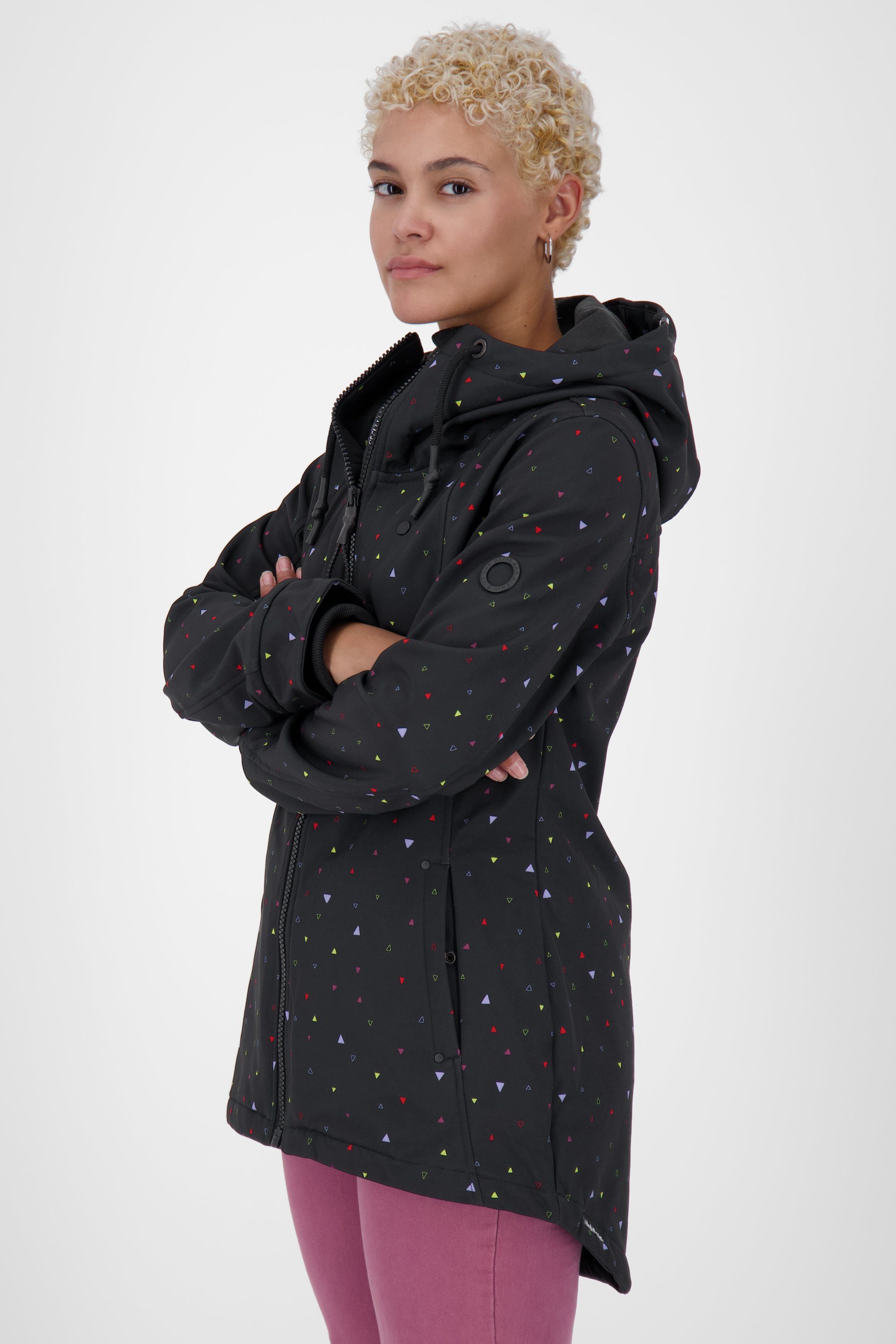 Kickin Damen LilouAK moonless Softshelljacke Softshelljacke, Jacket S Übergangsjacke Alife &