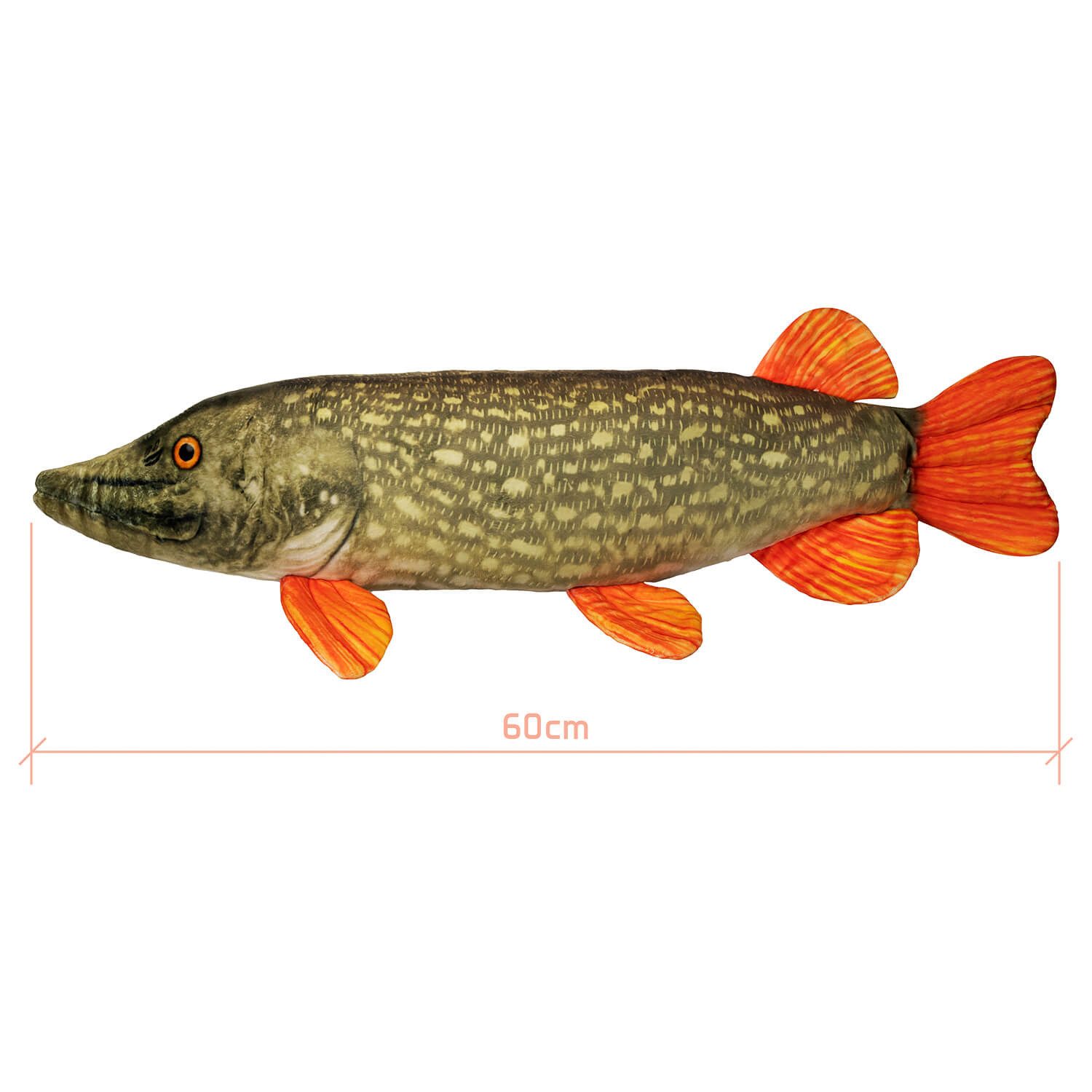 Delphin.sk Kuscheltier Delphin Plüschtier Fischkissen 60cm Kuscheltier Anglergeschenk Kinder
