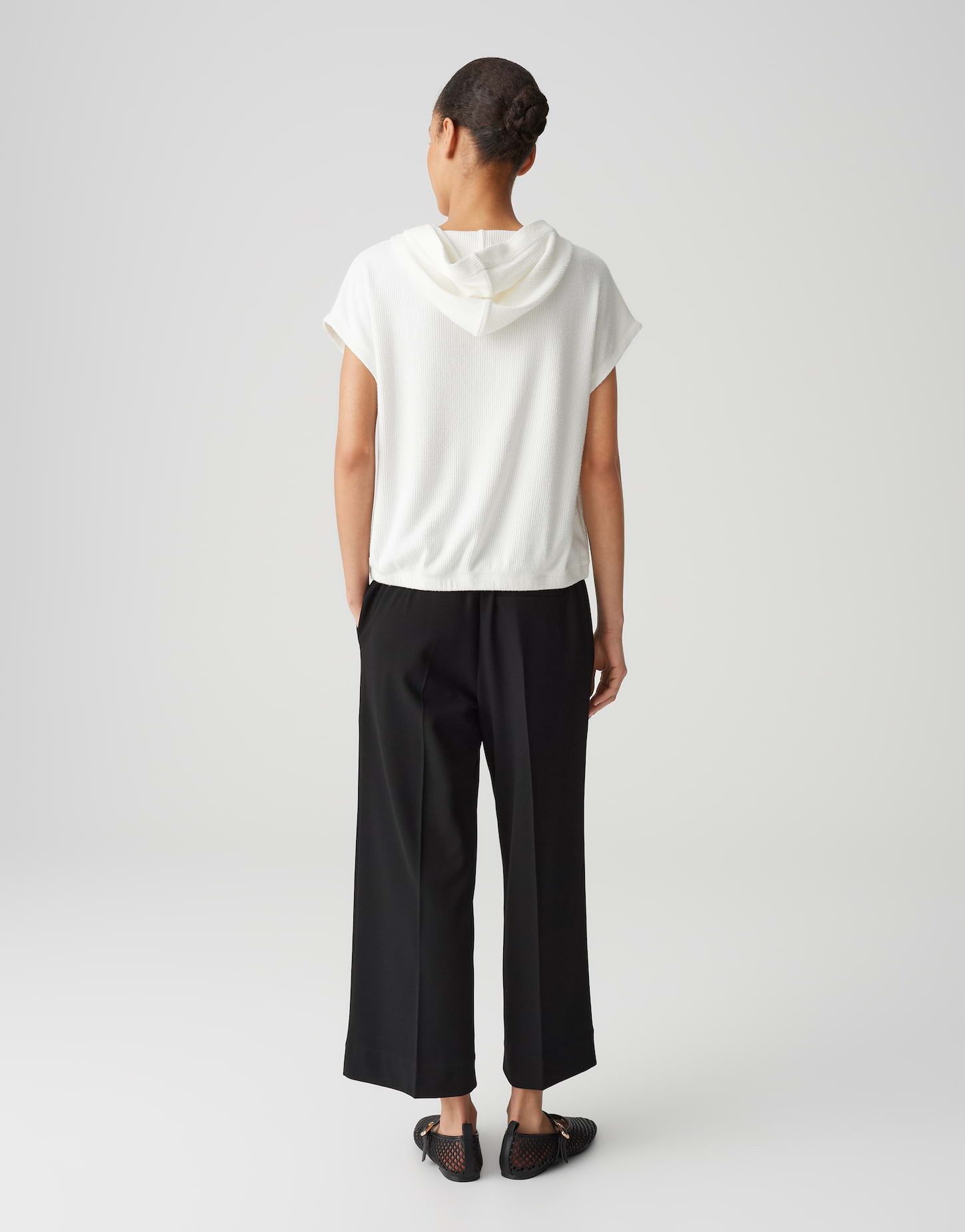 OPUS Kurzarmshirt SAHUDI mit Rippstruktur