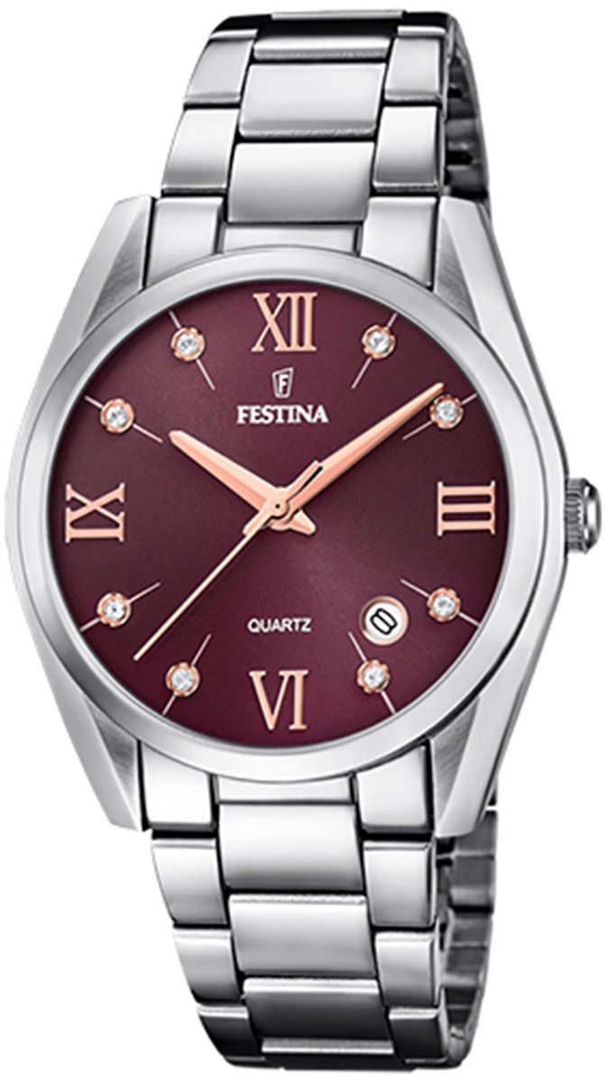 Festina Quarzuhr Festina Damen Uhr F16790/E Edelstahl, (Analoguhr), Damen A günstig online kaufen