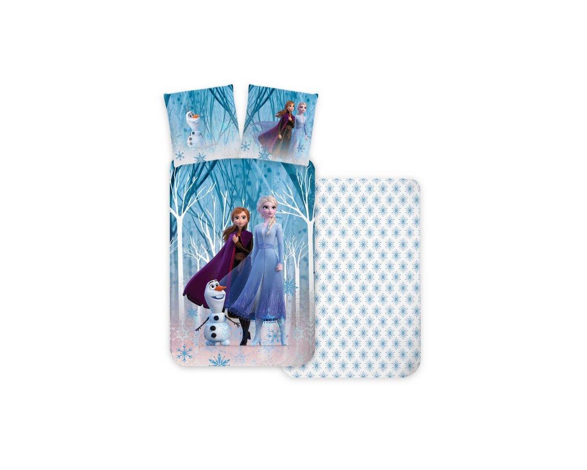 Disney Kinderbettwäsche Disney Eiskönigin Forest Kinderbettwäsche 100x135