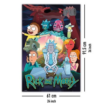 GB eye Poster Rick and Morty Poster Season 4 61 x 91,5 cm